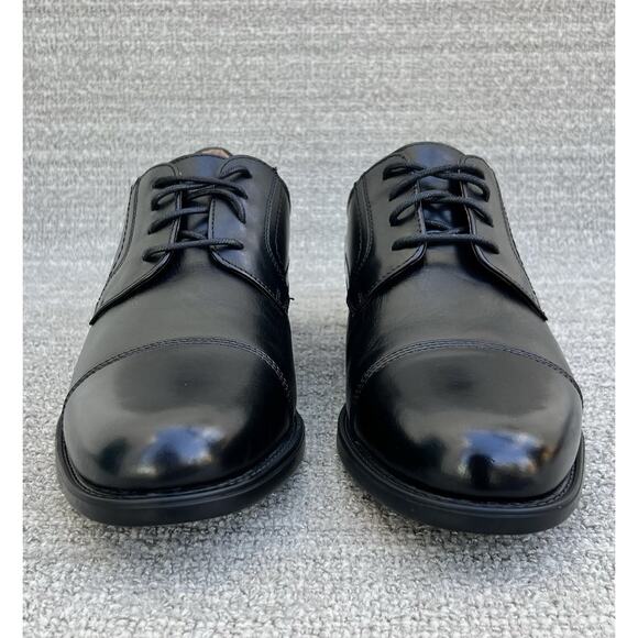 FLORSHEIM Center Cap Toe Black Leather Derby Shoes Men\'s Size 8 US main image 11
